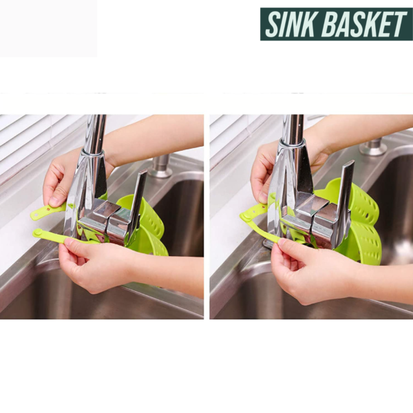 Kitchen Sink Sponge Holder Basket - Image 3
