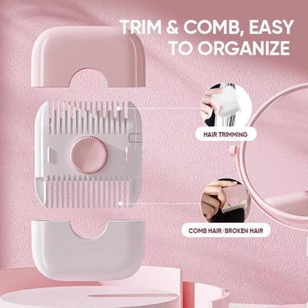 2 in 1 Hair Trimmer, Double-Sided Design with Cover - Image 3