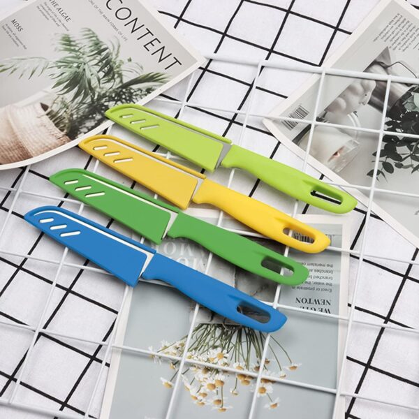 Sharp and Durable Small Kitchen Knife with Protective Cover - Image 6