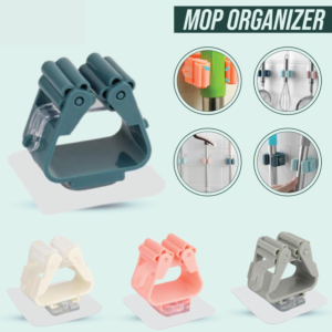 Wall Mounted Mop Organizer Holder