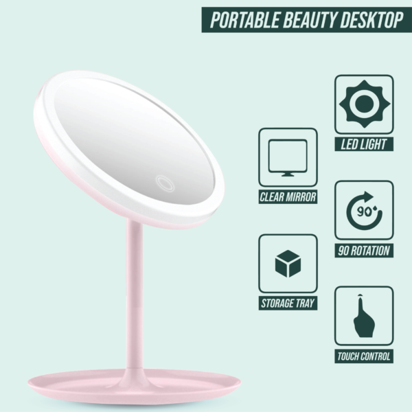 Rotating Cosmetic Mirror