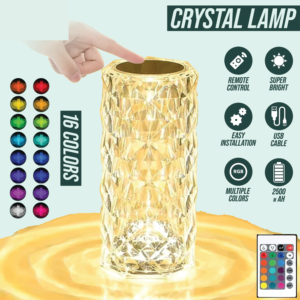 Crystal Diamond Table Lamp