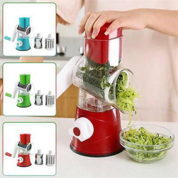 3 in 1 Manual Vegetable Cutter Slicer and Peeler - Image 8