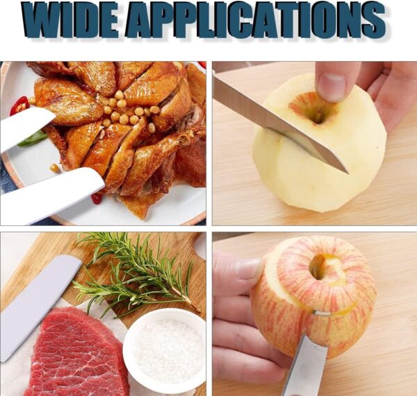 Sharp and Durable Small Kitchen Knife with Protective Cover - Image 7
