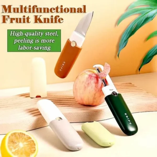 2 in 1 Stainless Steel Fruit Knife and Peeler - Image 8