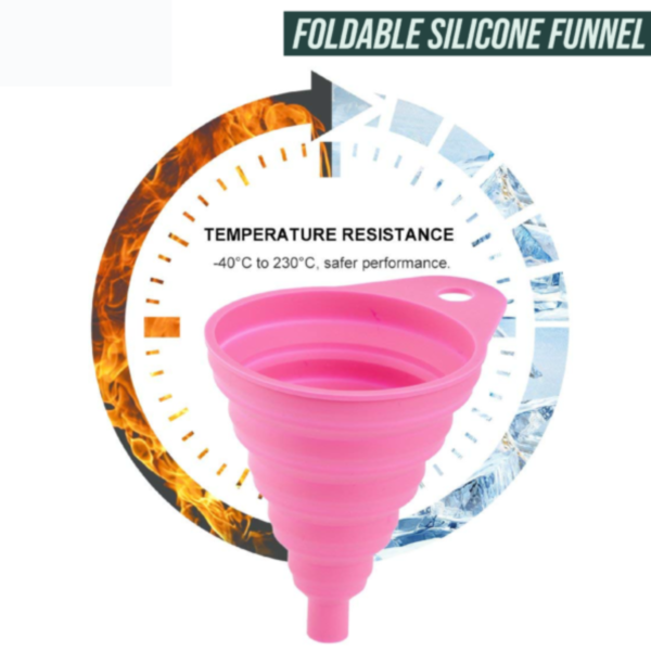 Mini Kitchen Silicone Funnel - Image 3