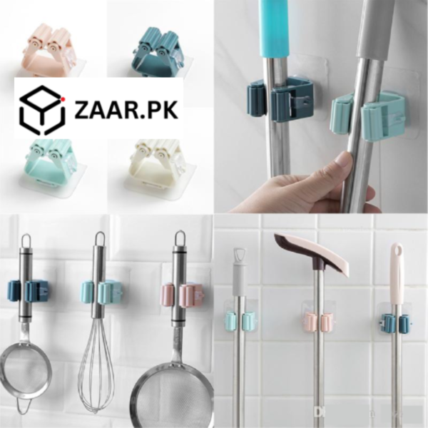 Wall Mounted Mop Organizer Holder - Image 8