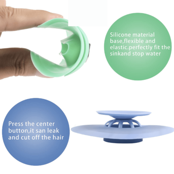 Silicone Hair Sink Flex Strainer Drainer - Image 8