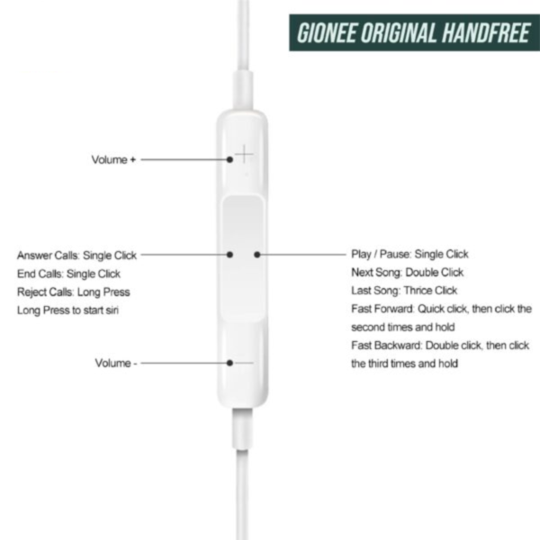 Gionee 100% Original Handsfree - Image 9