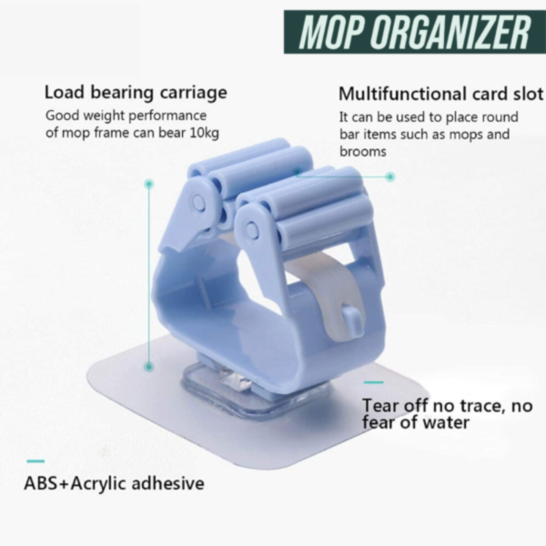 Wall Mounted Mop Organizer Holder - Image 7