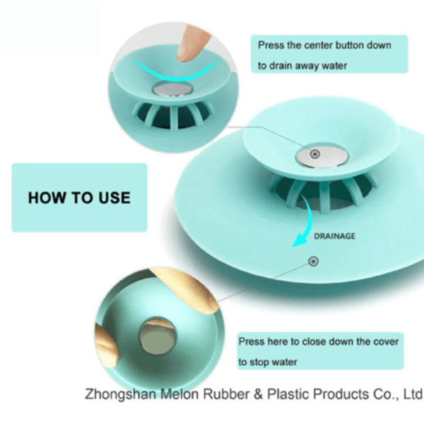 Silicone Hair Sink Flex Strainer Drainer - Image 7