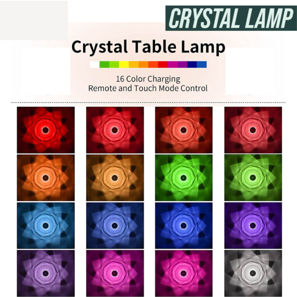 Crystal Diamond Table Lamp - Image 6