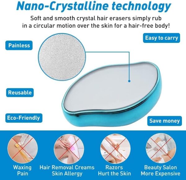 Painless Manual Epilator Crystal Hair Eraser - Image 7