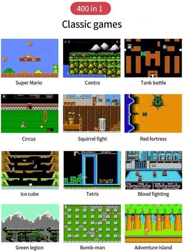 SUP Game Box, 400 in 1 Retro Video Game - Image 11