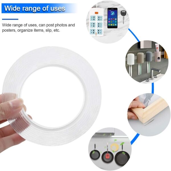 Double Sided Silicone Transparent Tape - Image 5