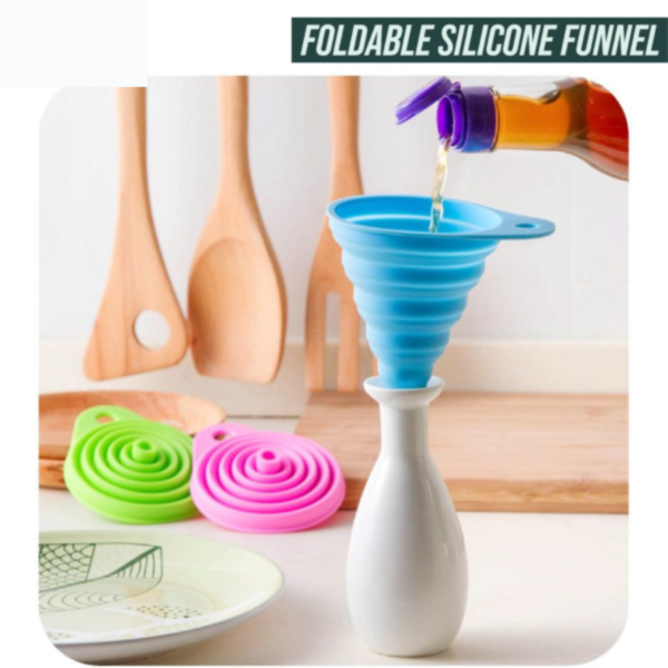 Mini Kitchen Silicone Funnel - Image 6