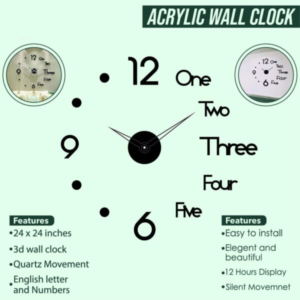 Wooden Wall Clock