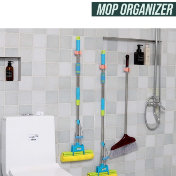Wall Mounted Mop Organizer Holder - Image 5