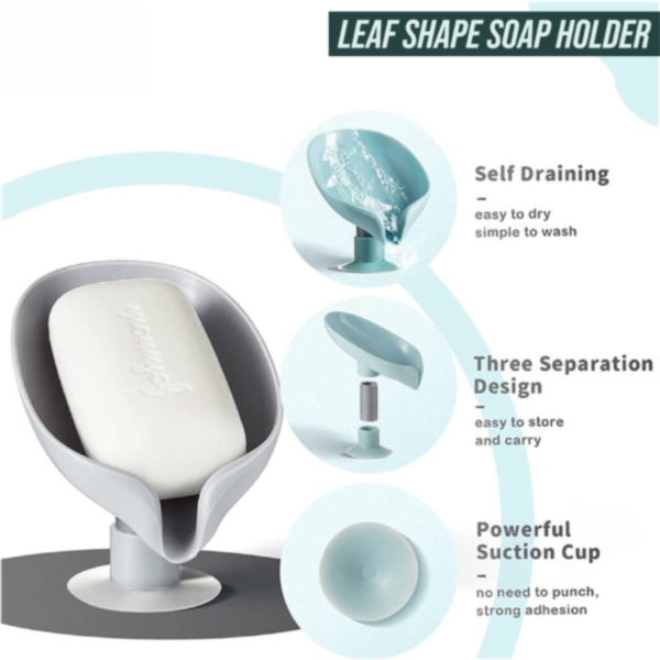 Leaf Shape Soap Holder - Image 3