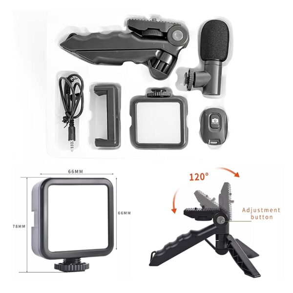 Vlogging Kit, Video Making Kit for Mobile Phones - Image 7