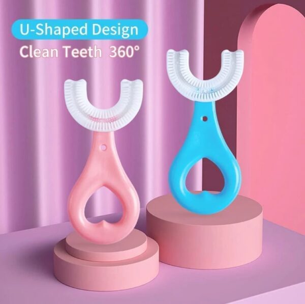 New Baby pack of 2 U-shaped Toothbrush - Image 4