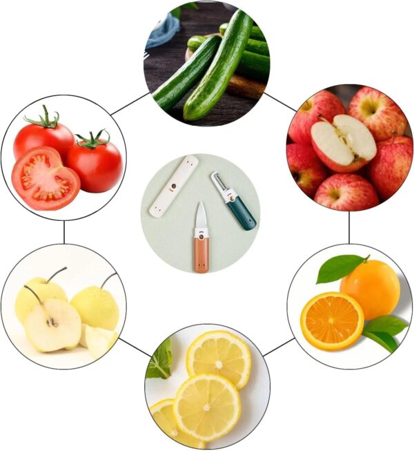 2 in 1 Stainless Steel Fruit Knife and Peeler - Image 5
