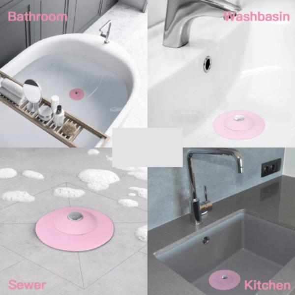Silicone Hair Sink Flex Strainer Drainer - Image 3