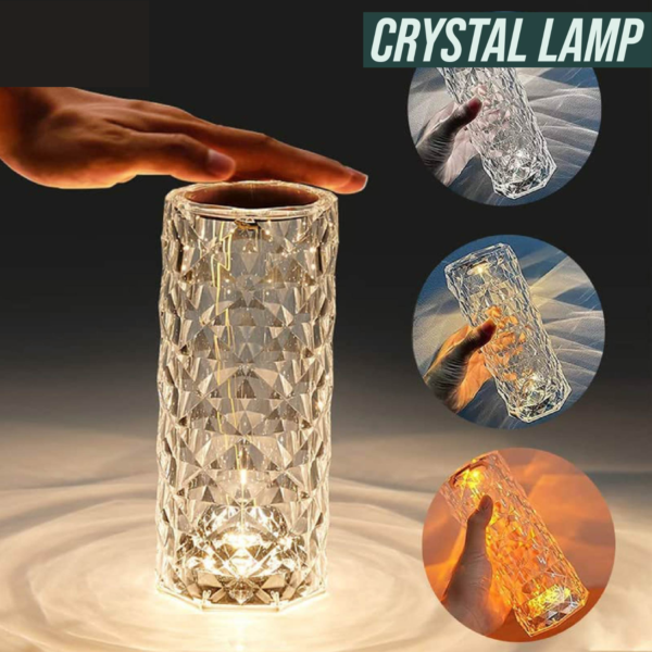 Crystal Diamond Table Lamp - Image 2