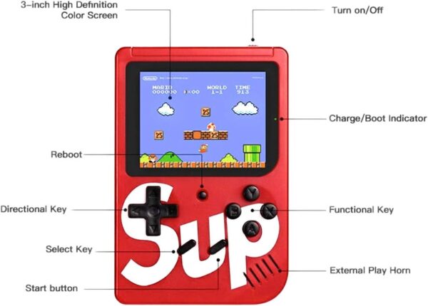 SUP Game Box, 400 in 1 Retro Video Game - Image 9