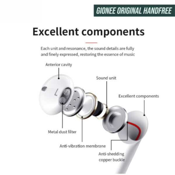 Gionee 100% Original Handsfree - Image 3