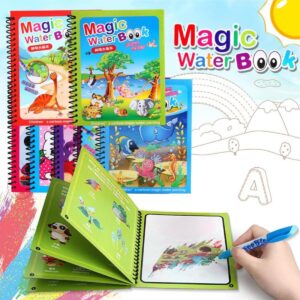 Water Drawing Book, Magic book for kids