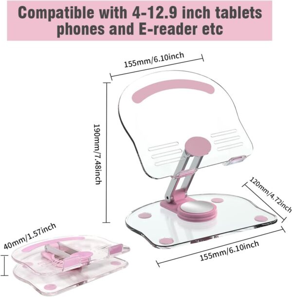 Portable Rotating Tablet Stand Holder - Image 12