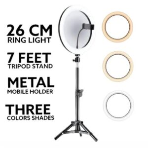Tripod Stand with Ring Light