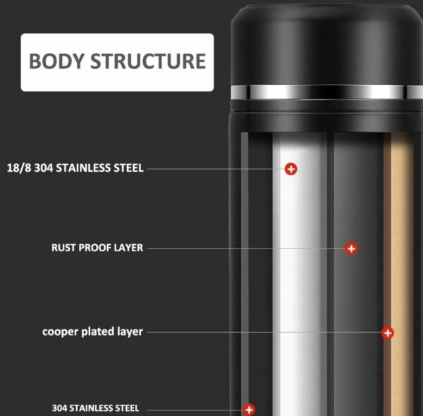 Travel Water Bottle for Hot and Cold Drink - Image 5