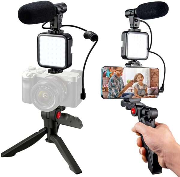 Vlogging Kit, Video Making Kit for Mobile Phones - Image 4