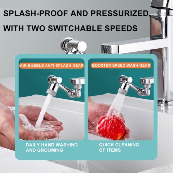 Swivel Robotic Arm Faucet Extension - Image 5