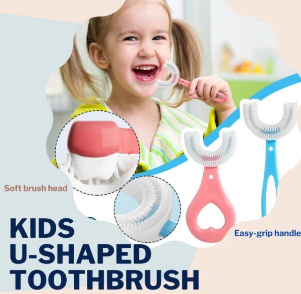 New Baby pack of 2 U-shaped Toothbrush - Image 3