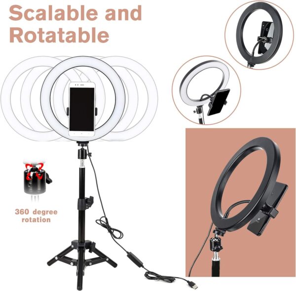 Tripod Stand with Ring Light - Image 4