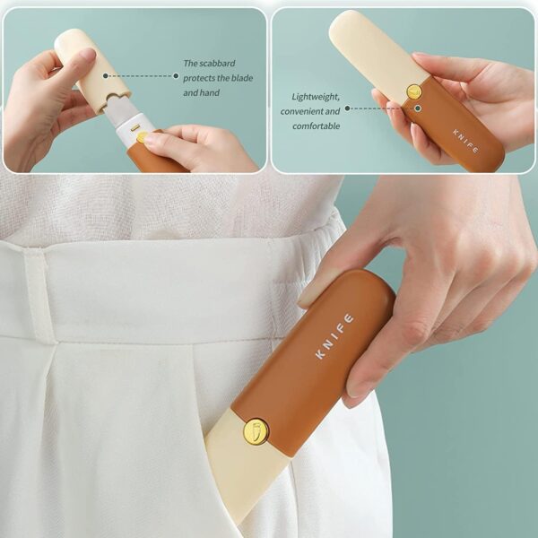 2 in 1 Stainless Steel Fruit Knife and Peeler - Image 3
