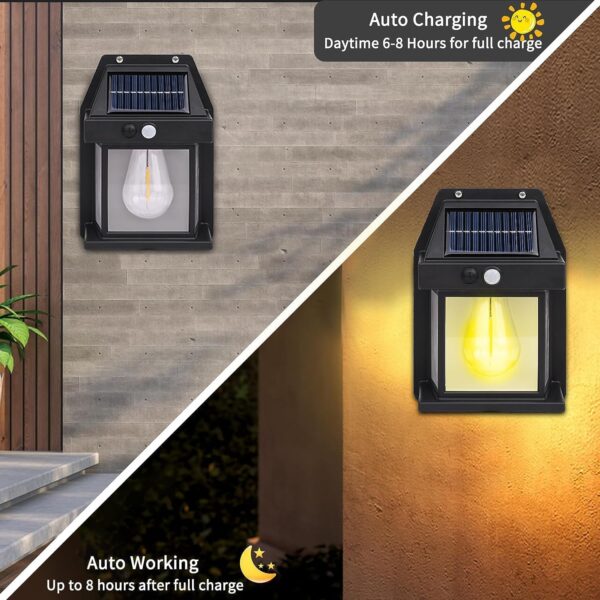 Waterproof Outdoor LED Solar Wall Lamp - Image 6