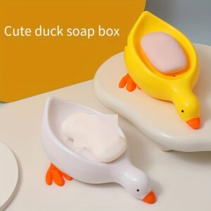 Duck shaped soap holder