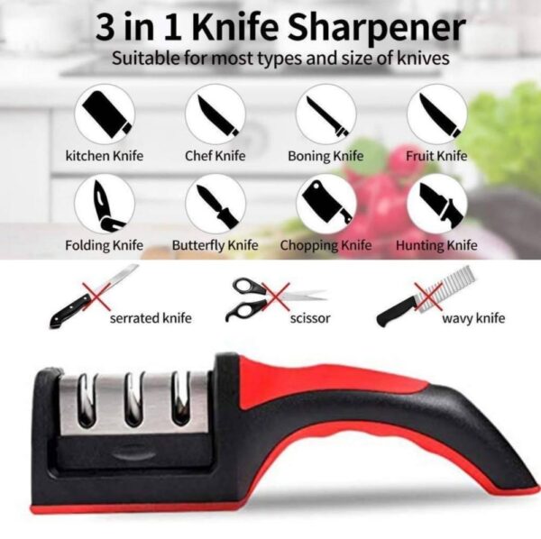 3 in 1 Professional Knife Sharpener - Image 4