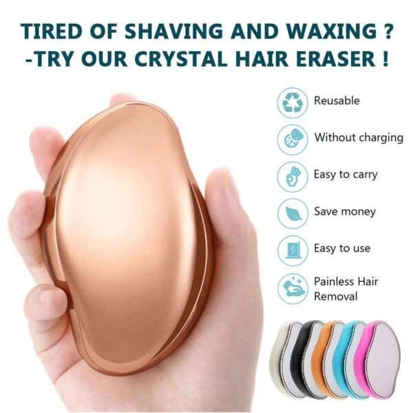 Painless Manual Epilator Crystal Hair Eraser - Image 3