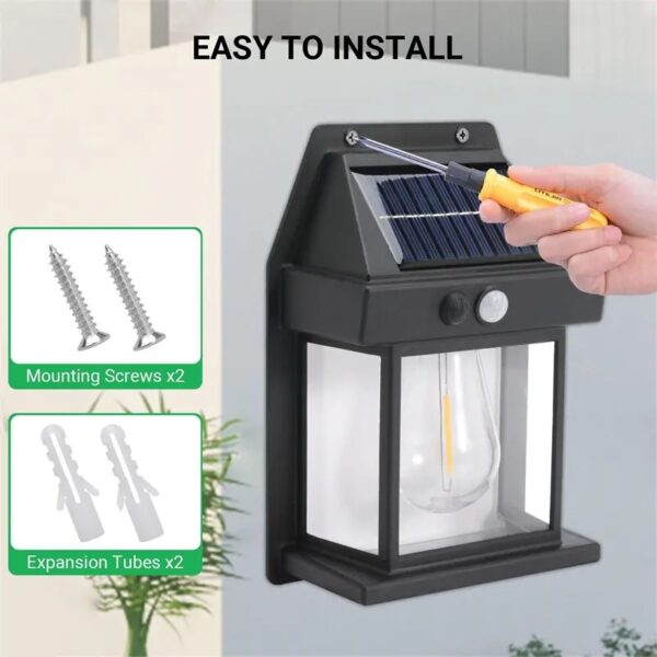 Waterproof Outdoor LED Solar Wall Lamp - Image 5