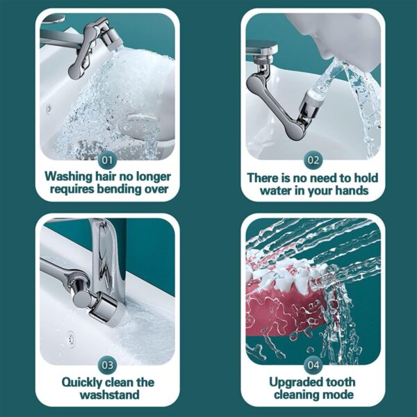 Swivel Robotic Arm Faucet Extension - Image 3