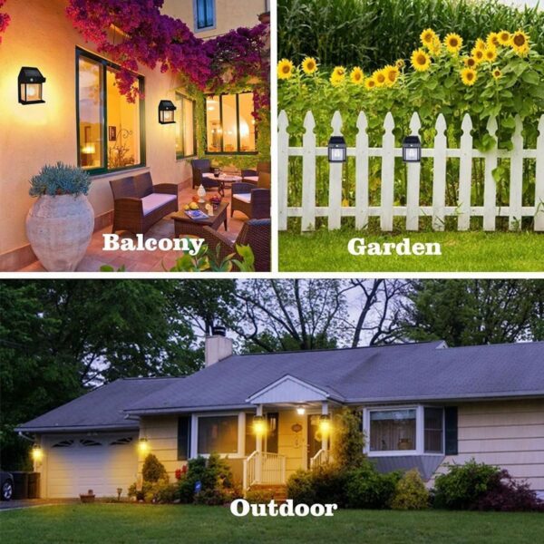 Waterproof Outdoor LED Solar Wall Lamp - Image 3