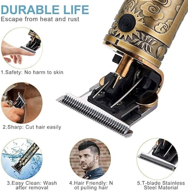 Vintage T9 Gold Hair Trimmer - Image 3