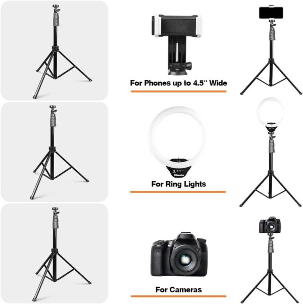 Tripod Stand with Ring Light - Image 2