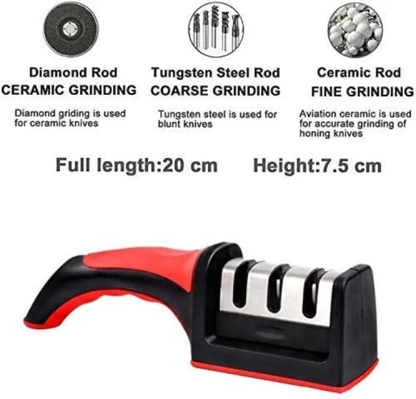 3 in 1 Professional Knife Sharpener